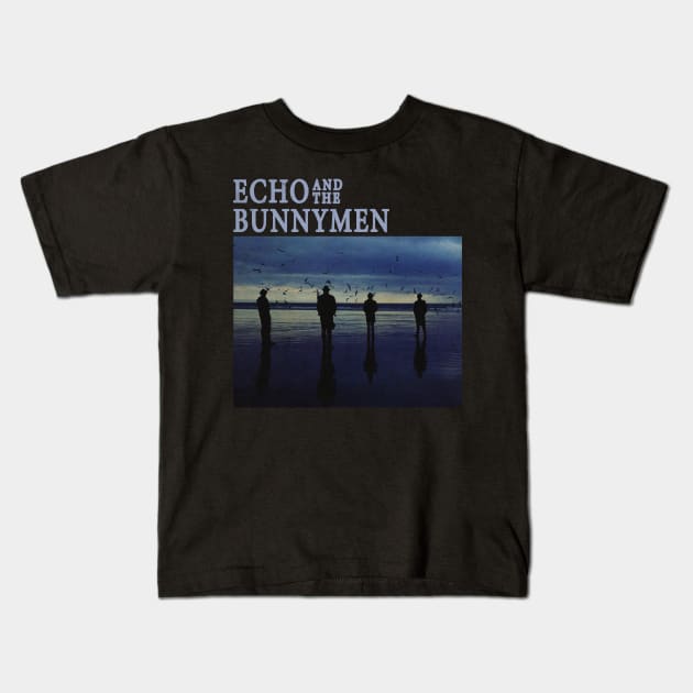 Echo And The Bunnymen Vintage Kids T-Shirt by Sal.Priadi